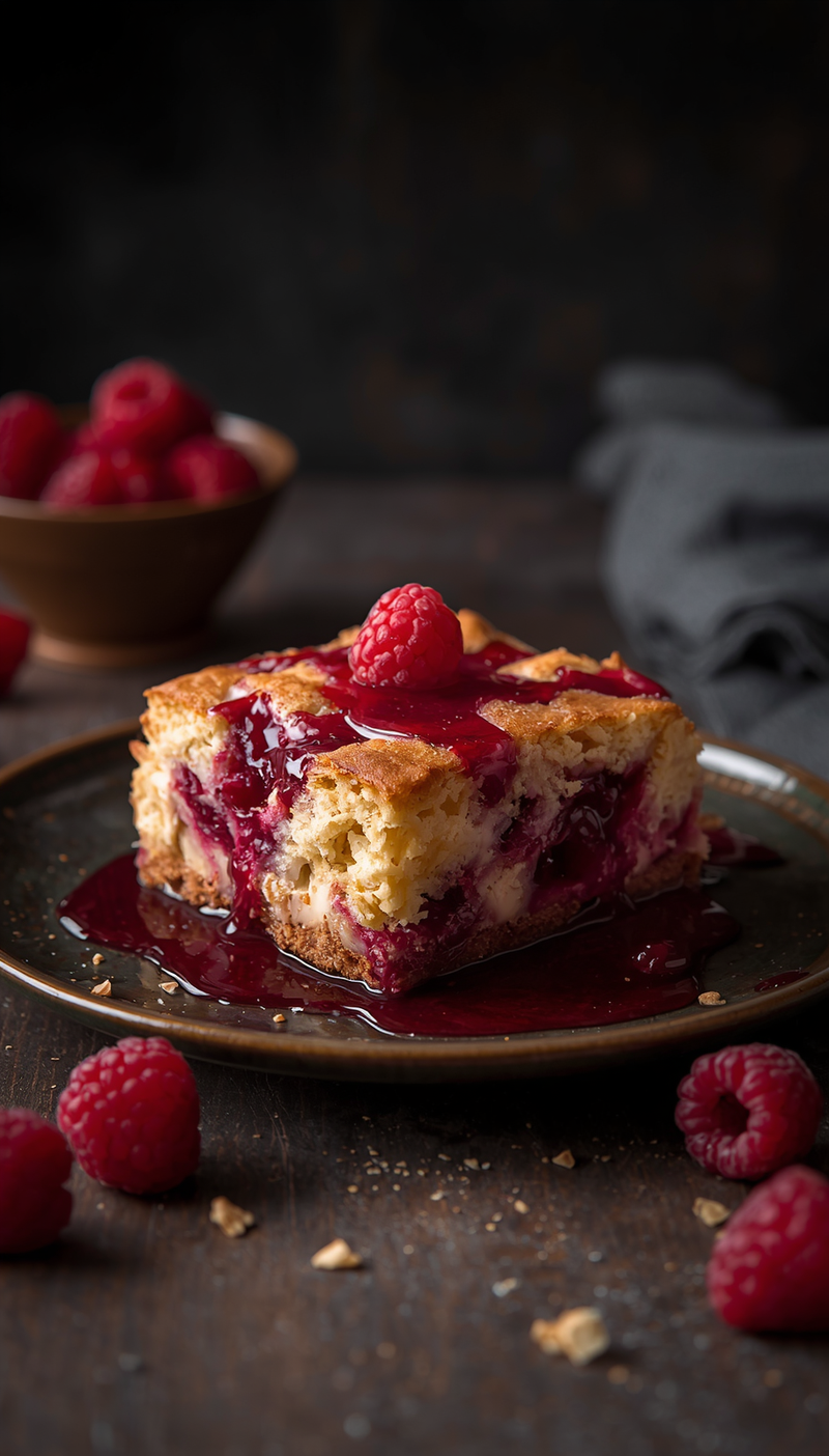 Raspberry Bread Pudding