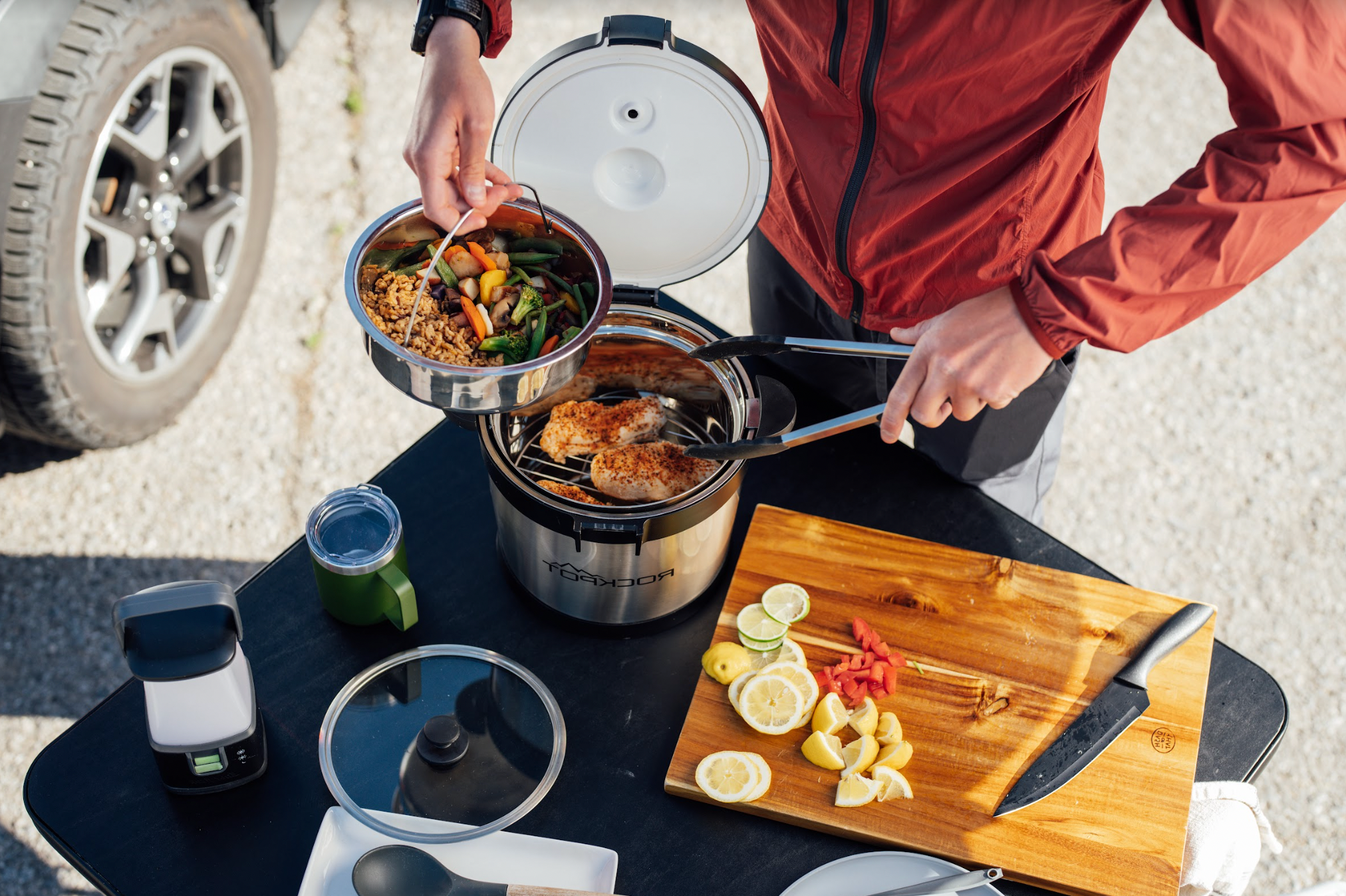 RockPot The Portable Slow-Cooker. No Propane. No Electricity.